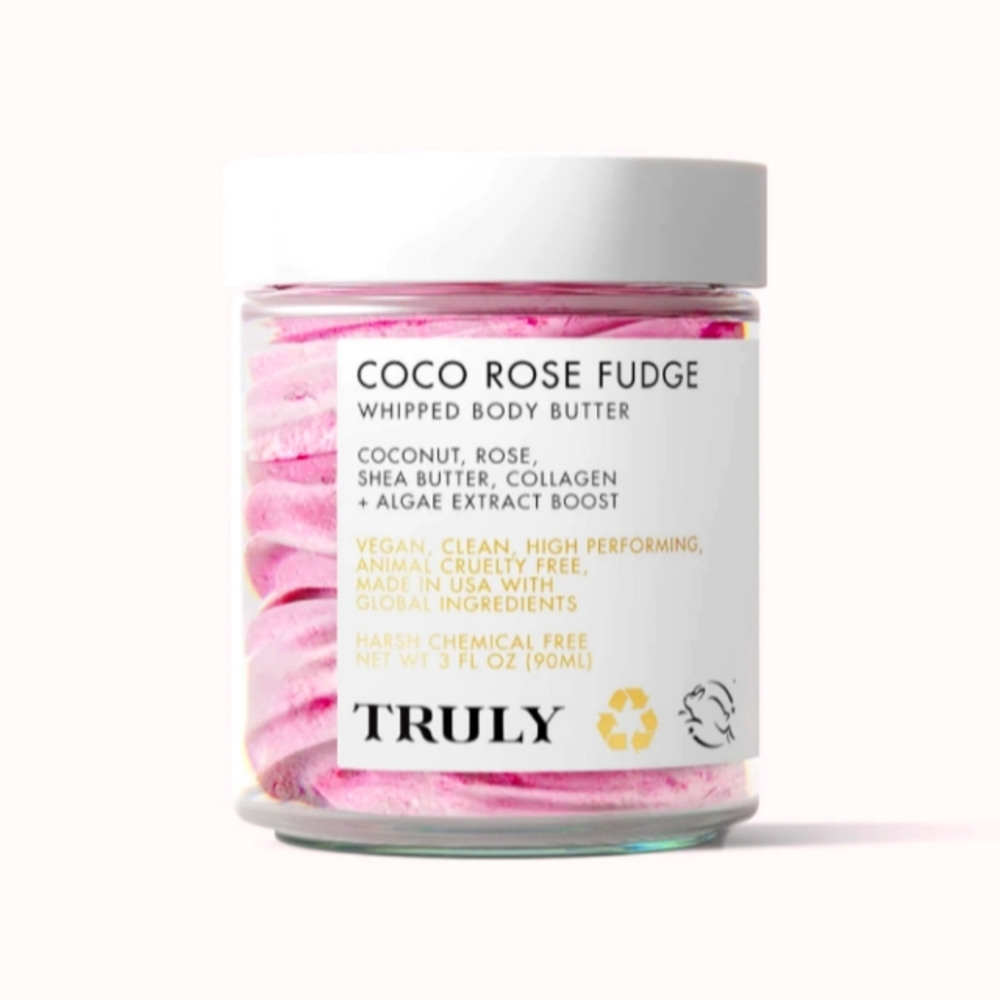 Truly Coco rose fudge whipped body butter